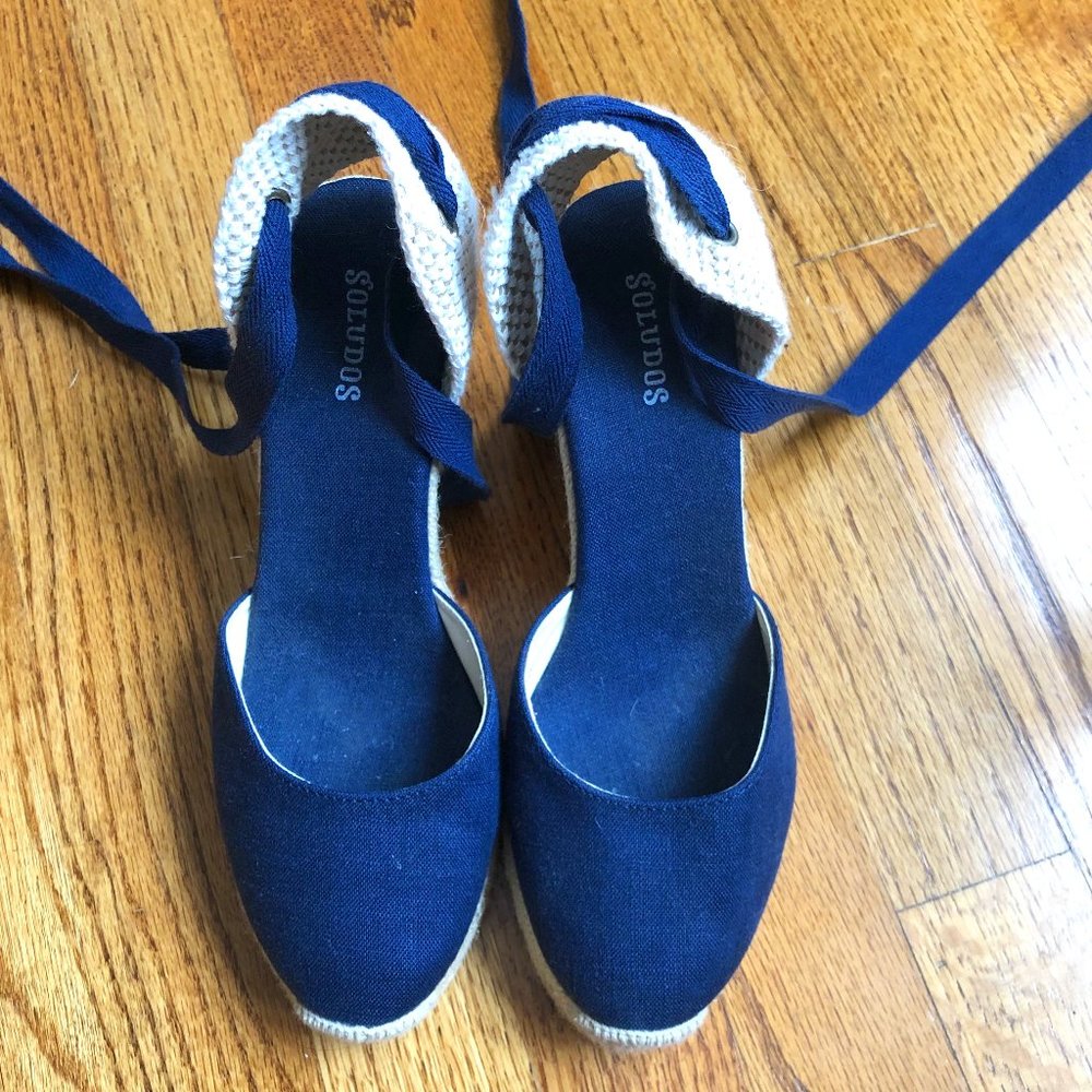 Soludos Navy Espadrilles